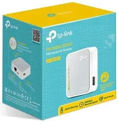 Роутер TP-LINK TL-MR3020, Wi-Fi 802.11n, до 150 Mb/s, 1x10/100 Mb/s, RJ45 10/100Mb/s (Gb), 1 внутрішня антена - мініатюра 3