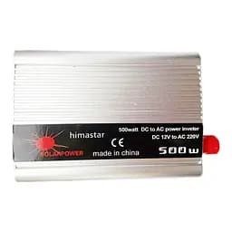 Автомобильный инвертор Solar Power Inverter Himastar 015 c 12V на 220V 500W модифицированная синусоида Silver, 1 розетка, 1 USB (11058)