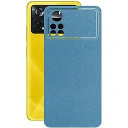 Захисна плівка StatusSKIN для Xiaomi Poco X4 Pro 5G Корпус Вініл Блакитна глянець