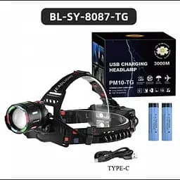 Ліхтар налобний акумуляторний Arexes AR-8087-PM10-TG із флуоресцентним фарбуванням - мініатюра 6