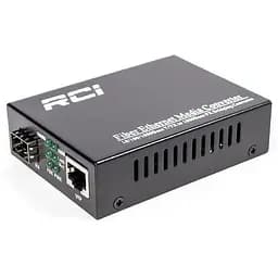 Медиаконвертер RCI 1G, SFP slot, RJ45, standart size metal case (RCI300S-G)