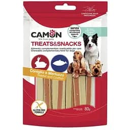 Сендвічі з кроликом та тріскою Camon (80г), ласощі для дорослих собак