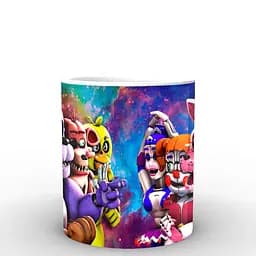 Кухоль GeekLand Five Nights At Freddys П'ять ночей з Фредді постер FN.02.015 330 мл білий