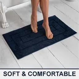 Килимок для ванної кімнати Lovely Svi 50 x 80 см Blue (2565101) - мініатюра 3