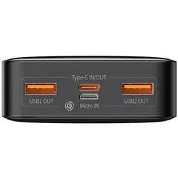Акумулятор зовнішній Baseus Bipow 20000 мАг 22.5W powerbank PPXD20 чорний - мініатюра 4