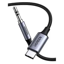 Аудио адаптер Ugreen CM450 USB-C Male to 3.5 мм Male Audio Cable with Chip 1 м (20192)