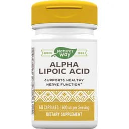 Альфа-липоевая кислота Nature's Way Alpha Lipoic Acid 60 капсул