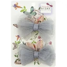 Дитячі шпильки для волосся Lukky T18534 сірий