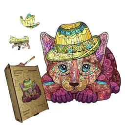 Пазл дерев'яний Казкове Цуценя, А1, Дерев'яна коробка 500+ елементів