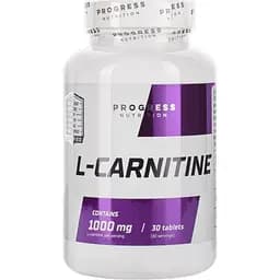 Жиросжигатель Progress Nutrition L-Carnitine, 30 таблеток