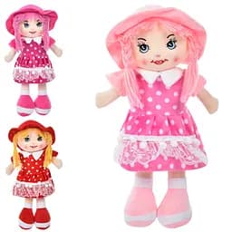 Кукла мягконабивная W7732 38см, в пакете (6903317533640) МИКС