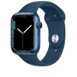 Apple Watch Series 7 GPS 45mm Blue Aluminum Case With Blue Sport Band (MKN83)