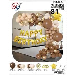 Набір повітряних куль для створення фотозони-арки, 81 шт., YW-03083