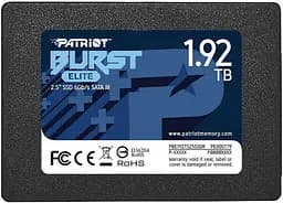 Накопичувач SSD Patriot Sata 2.5" 1.92TB Burst Elite (PBE192TS25SSDR)