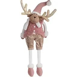 М'яка іграшка BonaDi Хлопчик Олень у рожевому 26х19х92 см (000265362)