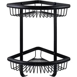 Полка двойная угловая Topaz TKB-4115-2-BL, Хром