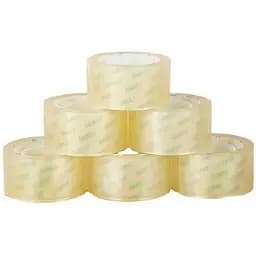 Скотч канцелярський, 24 мм х 18 м, 6 шт, Baoke (JM2420)