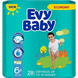 Подгузники Evy Baby XL 6 (16+кг) 28 шт.