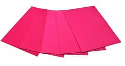 Набір фоамірану кольорового, А4, 1 мм, 5 аркушів, Фуксія, EVA-1-044