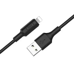 Кабель Hoco X25 Soarer - USB to Lightning 1 метр черный (6957531080107)