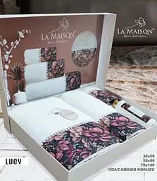 Подарунковий набір рушників з парфумом La Maison Lucy pbe0051105 - мініатюра 4