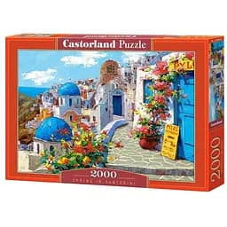 Пазл Castorland Весна на Санторіні Греція 2000 ел. (c-200603)