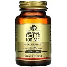 Коэнзим Q10 Solgar Megasorb CoQ-10 100 мг 60 капсул
