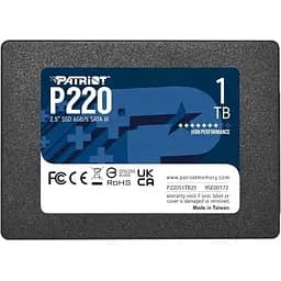 SSD диск 2.5" SATA 3 PATRIOT P220 1Tb