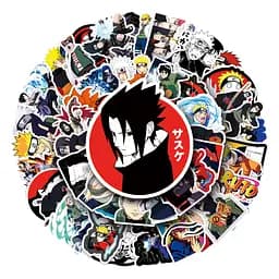 Стікерпак Наруто Набір наклейок GeekLand Naruto 50 штук