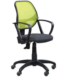 Кресло Бит/АМФ-7 сиденье Сетка черная/спинка Сетка лайм