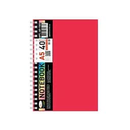Блокнот А5 Апельсин АП-1503(Red) 40 листов, пружина сбоку
