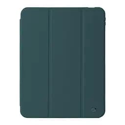Чохол-книжка для планшета Apple iPad Pro 11 (2024)/Pro 11 (2025) M5, Smart Fold Pen, зелений, 11 дюймів, з екошкіри + TPU, з магнітною застібкою, підставкою, тримачем під стилус, протиударний, з функцією Wake/Sleep, ArmorStandart (ARM78129)