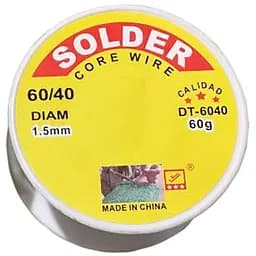 Припой для пайки Calidad 1.5мм x 60г с флюсом 2%