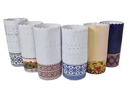 Форми для випічки паски Вишиванка 8.5х11 см 50 шт.