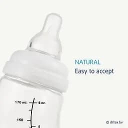 Антиколікова пляшечка для годування Difrax S-bottle Natural Trend Sage із силіконовою соскою 250 мл (706T Sage) - мініатюра 5