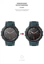 Гідрогелева плівка на годинники Amazfit Watch T-Rex Pro ArmorStandart захисна плівка для смарт годинників прозора (ARM62178) - мініатюра 3
