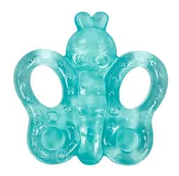 Прорезыватель для зубов Lindo Бабочка, с водой, зеленый (LI 301 зел б)