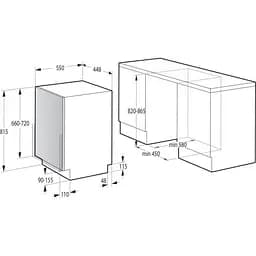 Посудомийна машина Gorenje GV561D10 вбудована - мініатюра 7