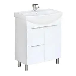 Тумба підлогова ПіК Альба Т4/раковина Cersanit Cersania 65 см Білий 30412