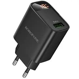 СЗУ Borofone BA95A Ilustre QC3.0 (1USB-A) Black