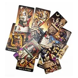Карти Таро Tarot Deck Божевільного Місяця Deviant Moon Tarot 78 штук у комплекті 10 см - мініатюра 4