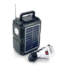 Портативна сонячна система 5-в-1 (ліхтар + радіо + Bluetooth + Power Bank + сонячна панель) - мініатюра 7