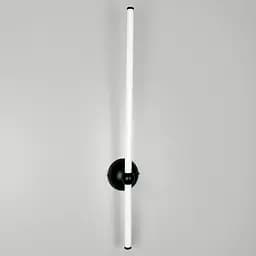 Лінійне бра у чорному корпусі з одним кріпленням 70 см Арт. WJ 023/690-1 BK Line F