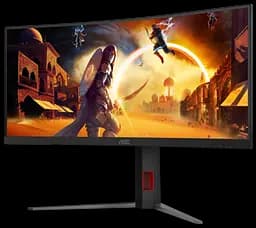 Монiтор 34" AOC CU34G4Z Black - мініатюра 5