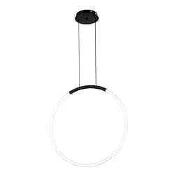 Люстра стельова LED Levistella 7812022 (600) BK, 23W, 3000K, чорний, сучасний стиль - мініатюра 2