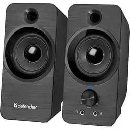 Колонки 2.0 Defender SPK-190, черный, 8 Вт, 3.5 мм, питание от USB, регулятор громкости, разъем для наушников и микрофона