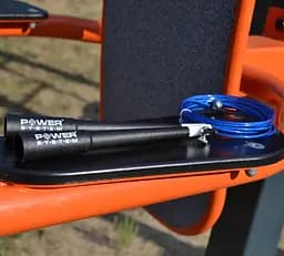 Скакалка швидкісна Power System PS-4033 Crossfit Jump Rope Blue 2,8 м (PS-4033_Black-Blue) - мініатюра 4