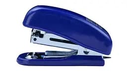 Степлер пластиковий міні, до 10 аркушів, скоби №10, синій