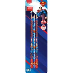 Набор графитовых карандашей Maped Superman HB 6 шт. (MP850833)
