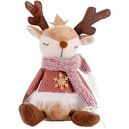 Новорічна м'яка іграшка Yes! Fun Олень з короною 30 см (974929)
